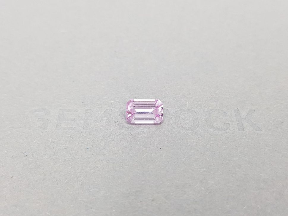 Pale pink unheated octagon cut sapphire 1.56 ct Image №1