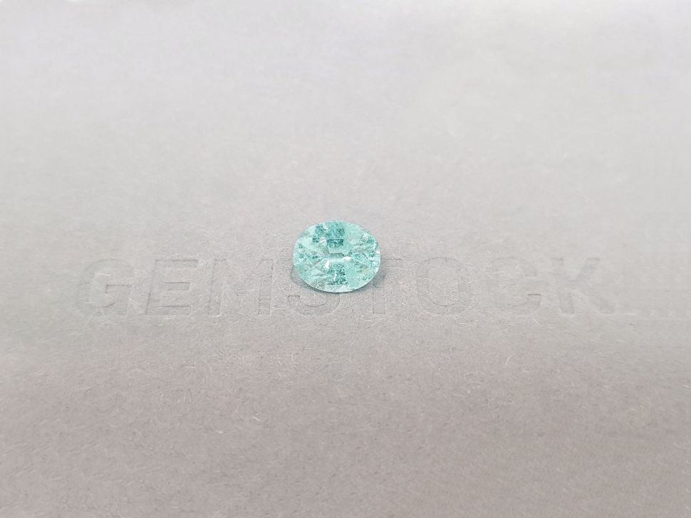 Paraiba tourmaline in oval cut 1.40 ct, Mozambique Image №1