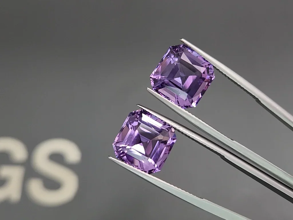 Set aus Amethysten im Asscher-Schliff, 25,61 Karat  Image №3