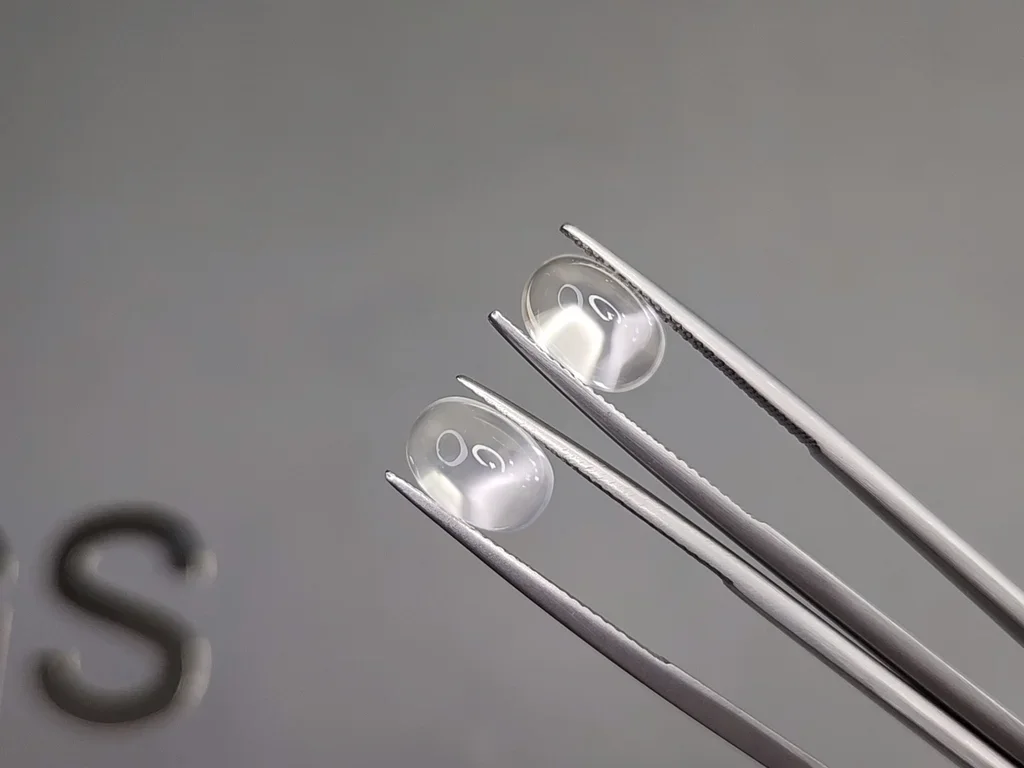 Pair of oval cut moonstones 6.04 carats, Burma Image №3