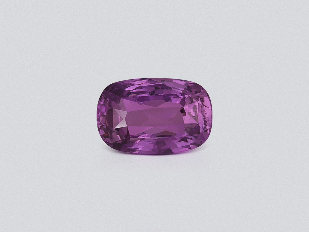 Unheated purple sapphire cushion cut 2.00 carats, Sri Lanka Image №1
