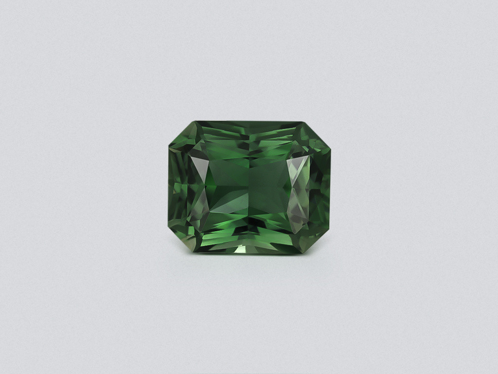 Large green tourmaline radiant cut 17.42 carats, Africa Image №1