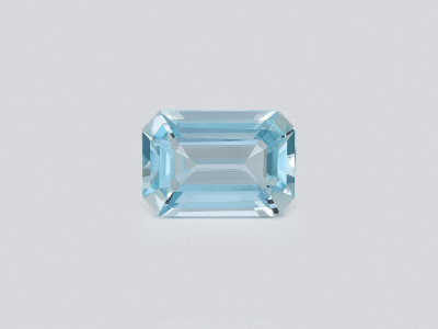 Aigue-marine taille octogonale de 4,08 carats, Madagascar  photo