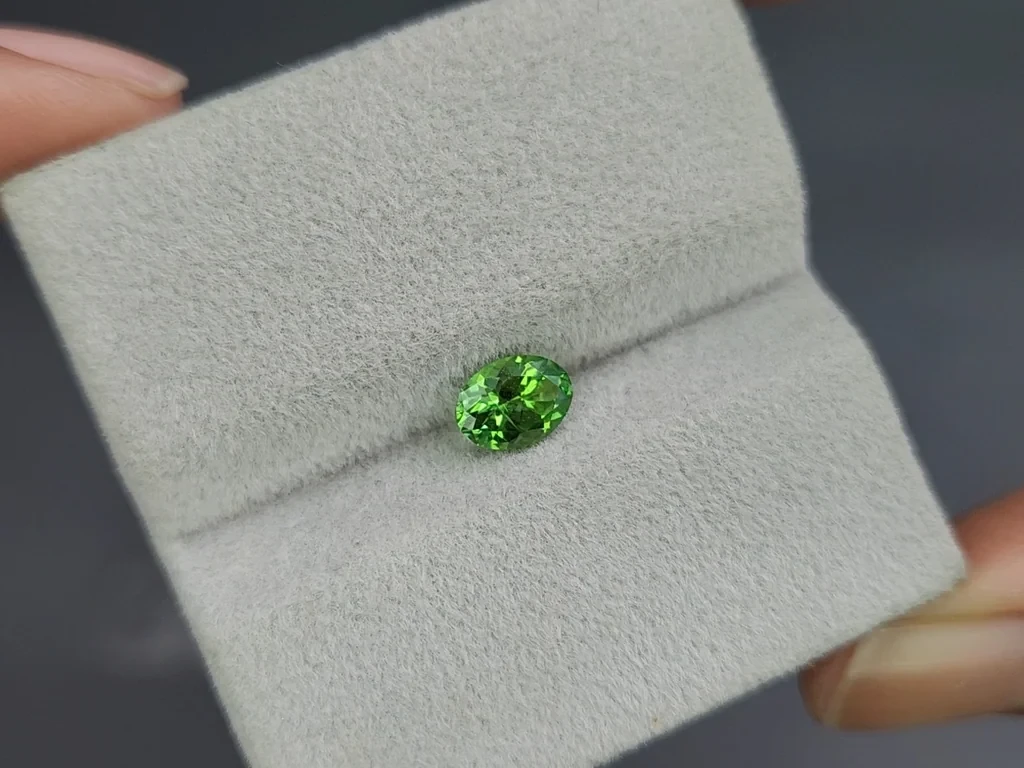 Grossular garnet oval cut 0.82 carats, Madagascar Image №4