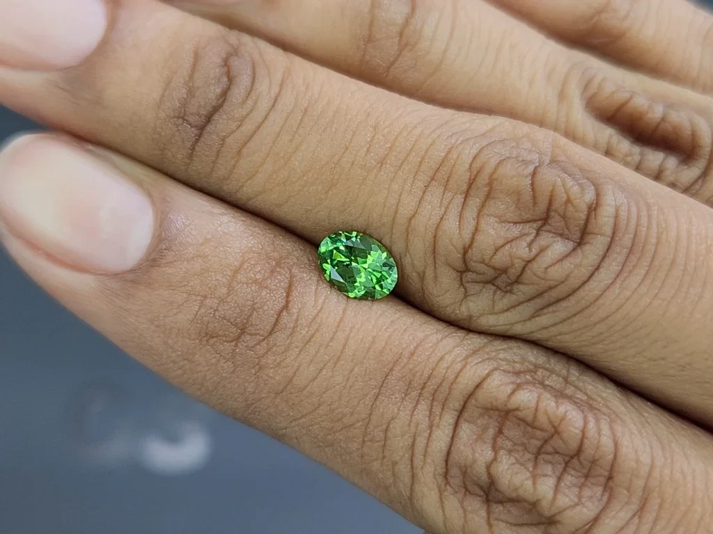 Grossular garnet oval cut 0.82 carats, Madagascar Image №2
