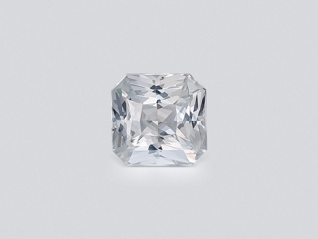 Saphir blanc taille radiant de 2,51 carats, Sri Lanka Image №1