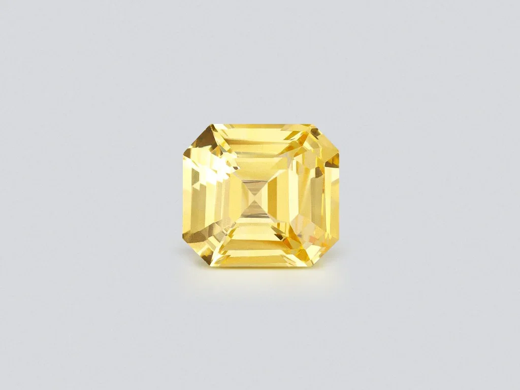 Octogone saphir jaune non chauffé 4,57 ct, Sri Lanka Image №1