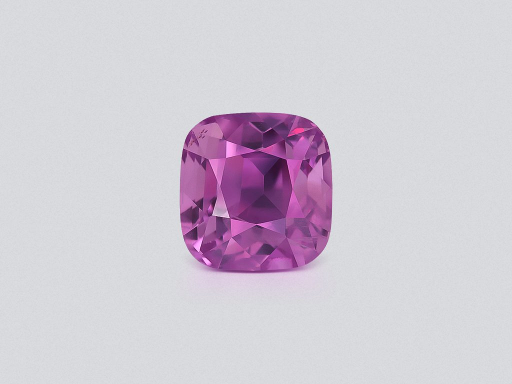 Saphir rose rutile taille coussin non chauffé, effet soie, 4,52 ct, Sri Lanka Image №1