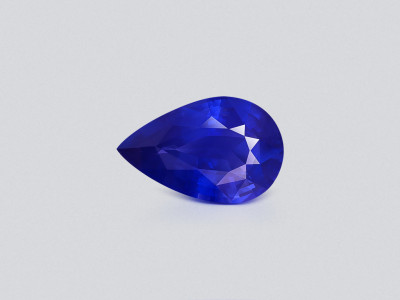 Blue sapphire pear cut 5.05 carats, Sri Lanka photo
