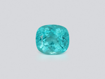 Neon blue tourmaline Paraiba cushion cut 3.93 carats, Africa photo