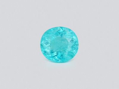 Neon blue Paraiba tourmaline cushion cut 4.50 carats, Africa photo