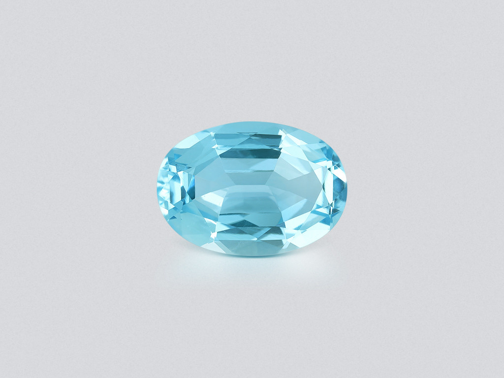 Aigue-marine ovale de grande taille, pesant 13,50 carats, Afrique Image №1