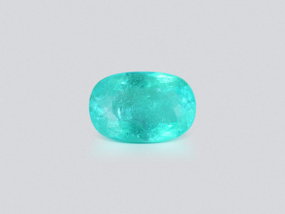 Neon Paraiba-turmalin kissenförmig geschliffen, 3,53 karat, Mozambique photo