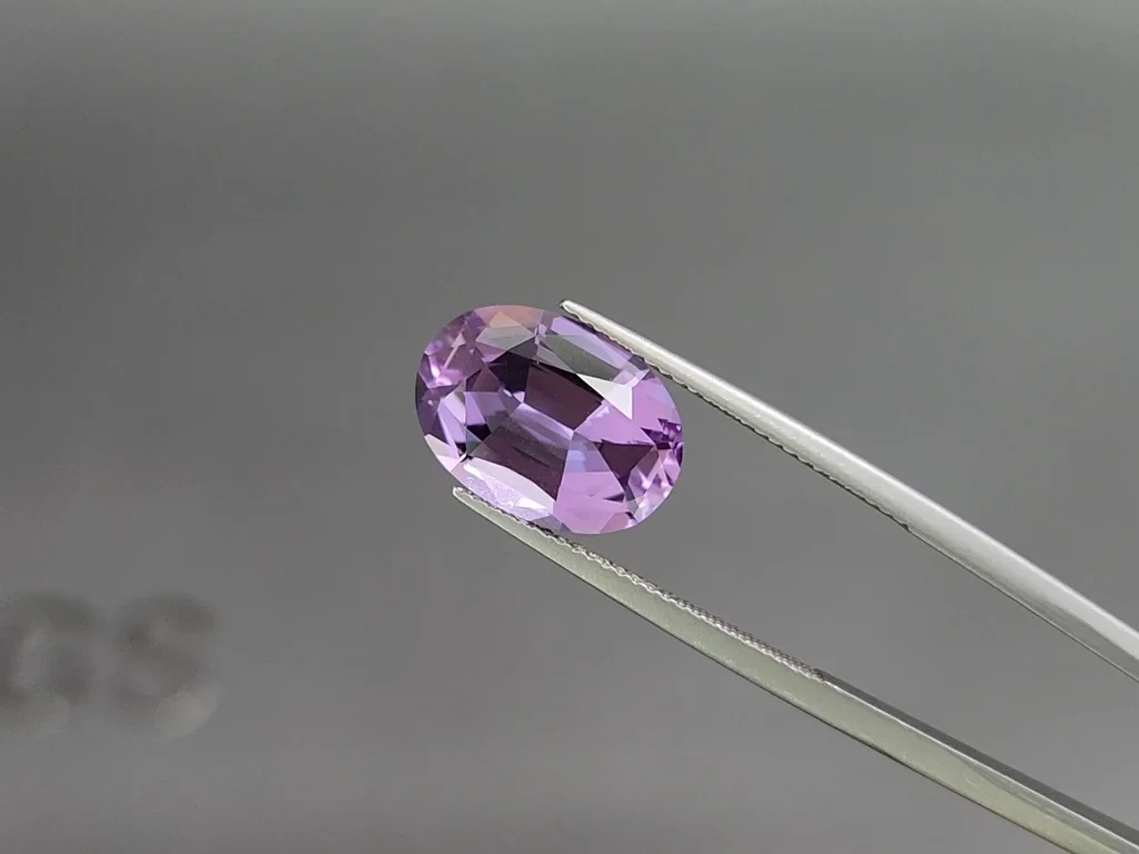 Amethyst precision cut oval 5.36 carats, Brazil Image №3