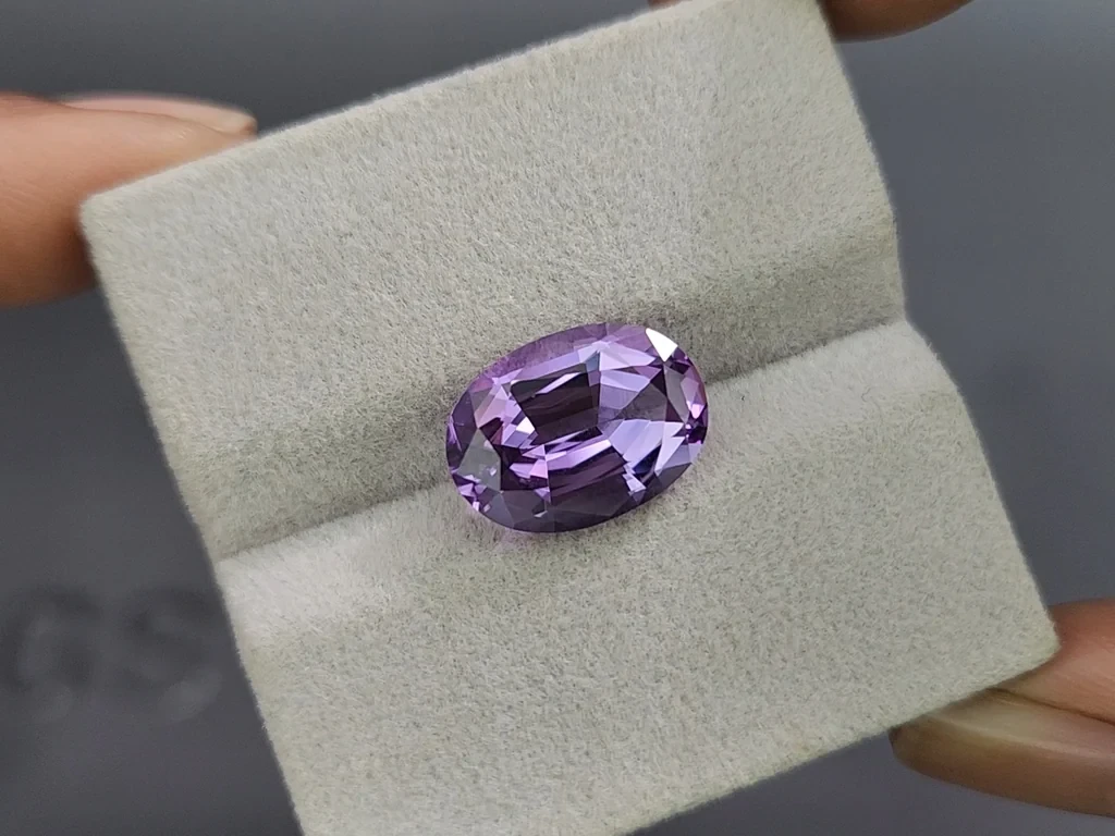 Amethyst precision cut oval 5.36 carats, Brazil Image №4