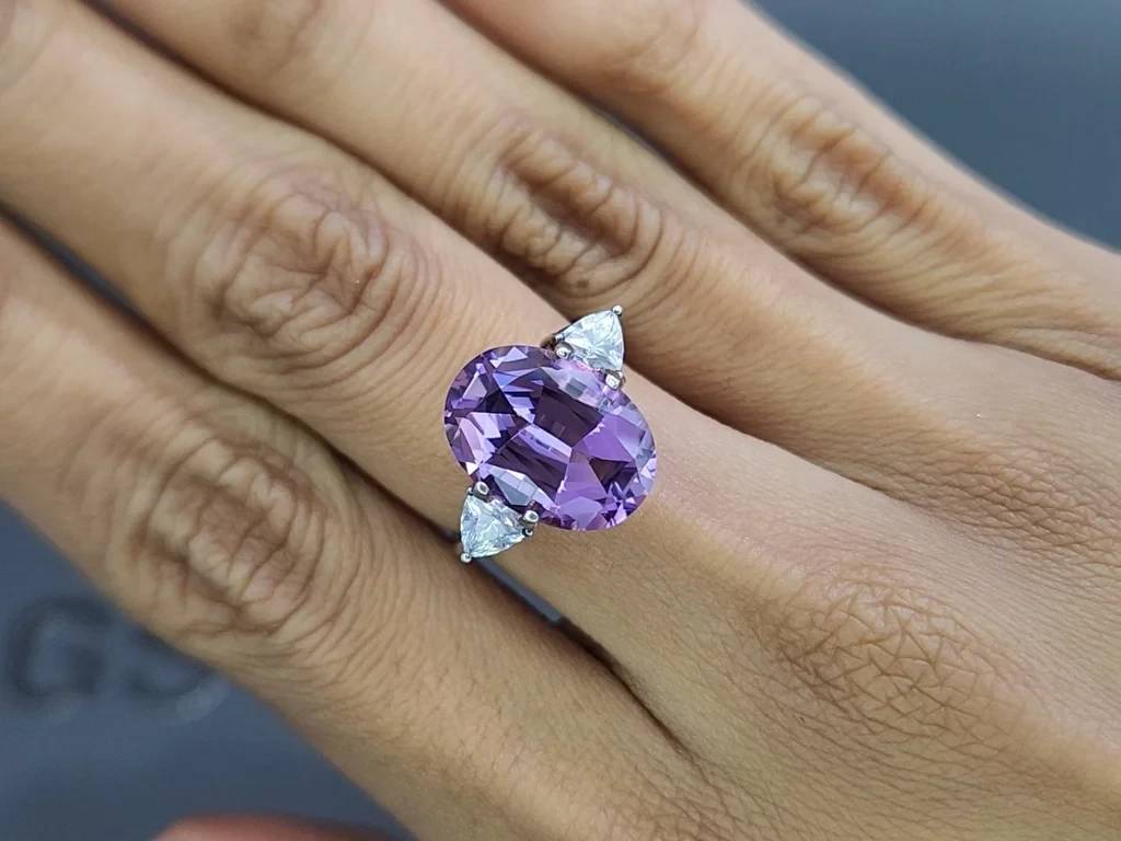 Amethyst precision cut oval 5.36 carats, Brazil Image №5