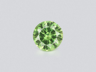 Garnet grossular round cut 0.61 carats, Madagascar photo