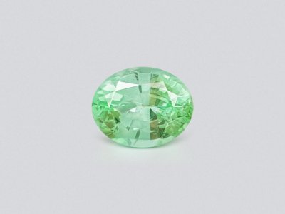 Green Paraiba tourmaline from Mozambique 1.13 ct, GFCO photo