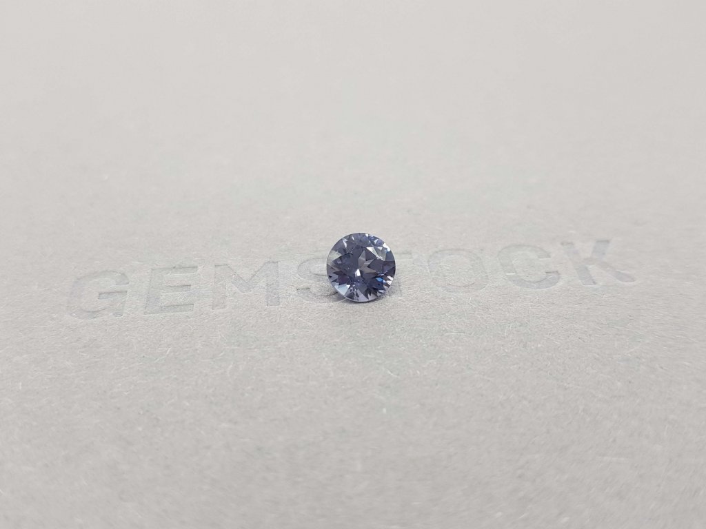 Blue-gray Burmese round cut spinel 0.92 ct Image №2