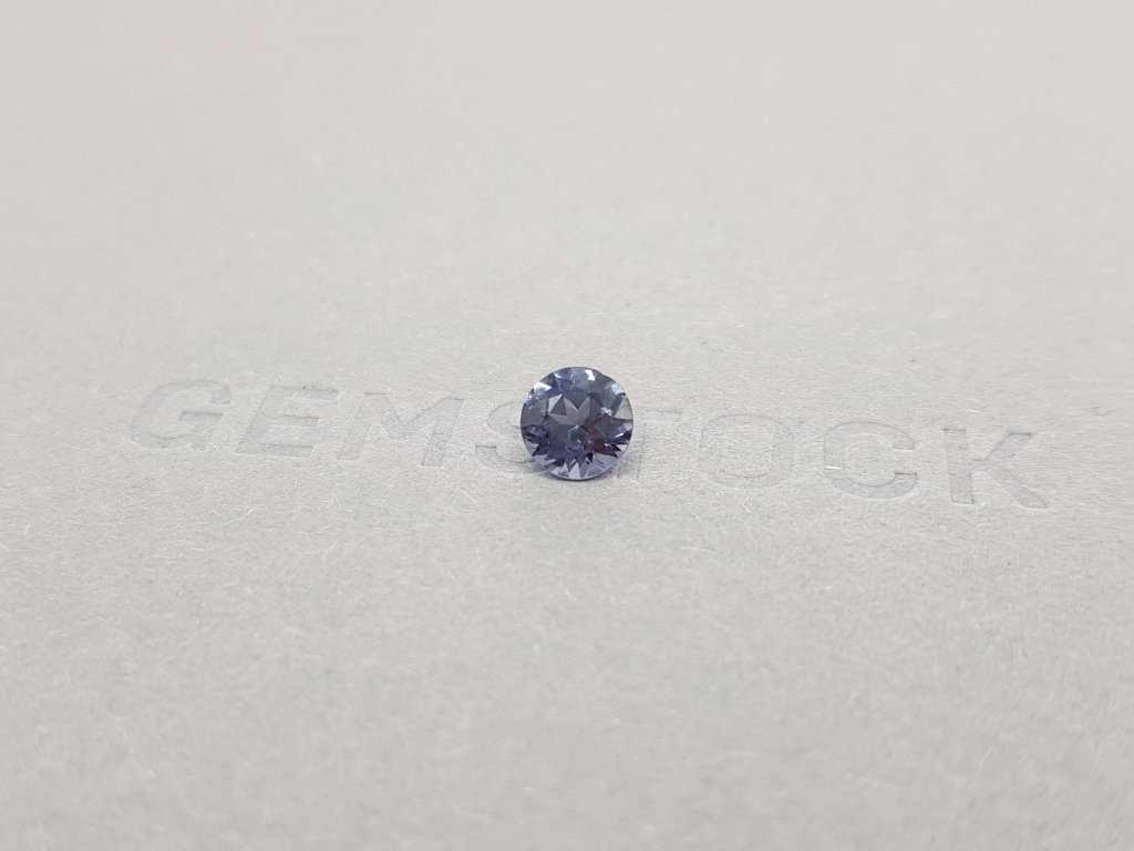 Blue-gray Burmese round cut spinel 0.92 ct Image №3