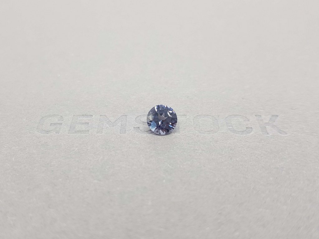 Blue-gray Burmese round cut spinel 0.92 ct Image №1