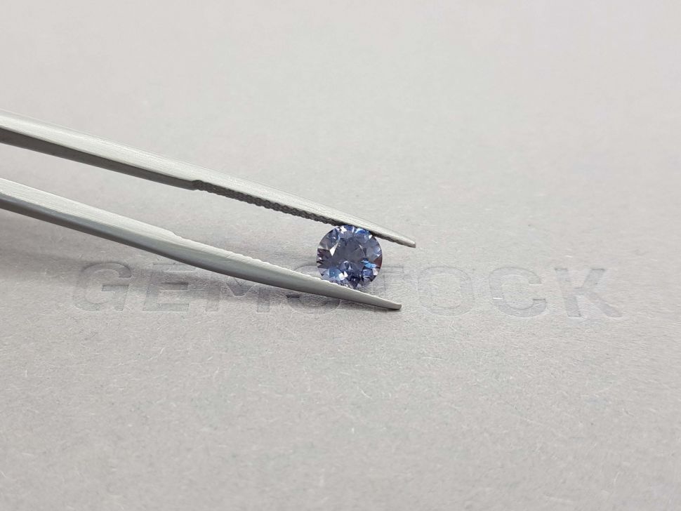 Blue-gray Burmese round cut spinel 0.92 ct Image №4