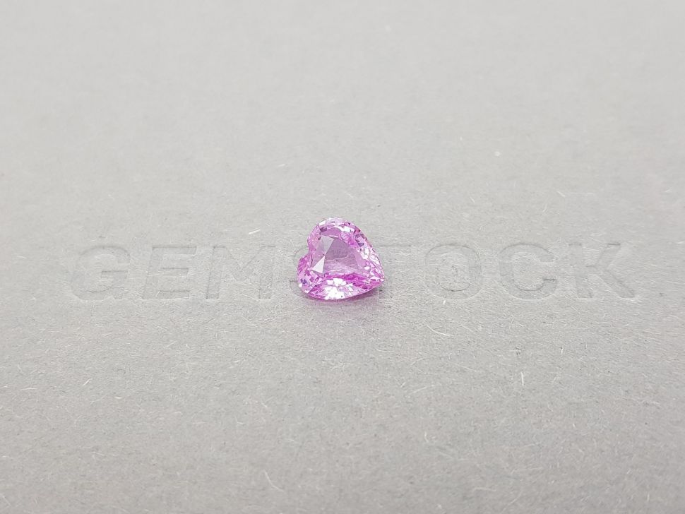 Heart cut unheated pink sapphire 2.01 ct, Madagascar Image №1