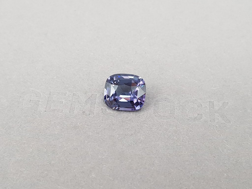 Intense blue-violet spinel cushion shape 4.09 ct, Burma Image №3