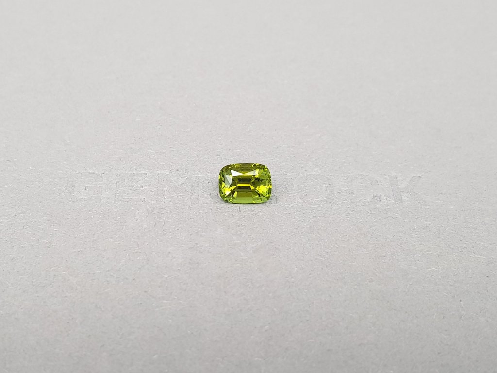 Green tourmaline from Nigeria in cushion cut 1.16 carats Image №1