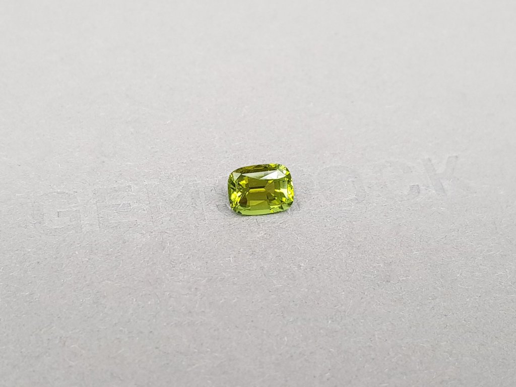Green tourmaline from Nigeria in cushion cut 1.16 carats Image №2