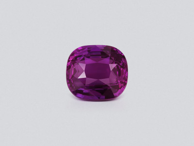 Saphir violet non chauffé unique, taille coussin, 5,01 ct, Sri Lanka photo