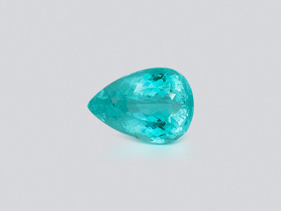 Neon green tourmaline Paraiba pear cut 4.37 carats, Africa photo