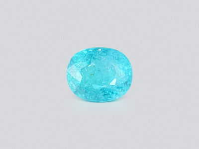 Neonblauer Paraiba turmalin kissenförmiger 3,30 karat, Mosambik photo