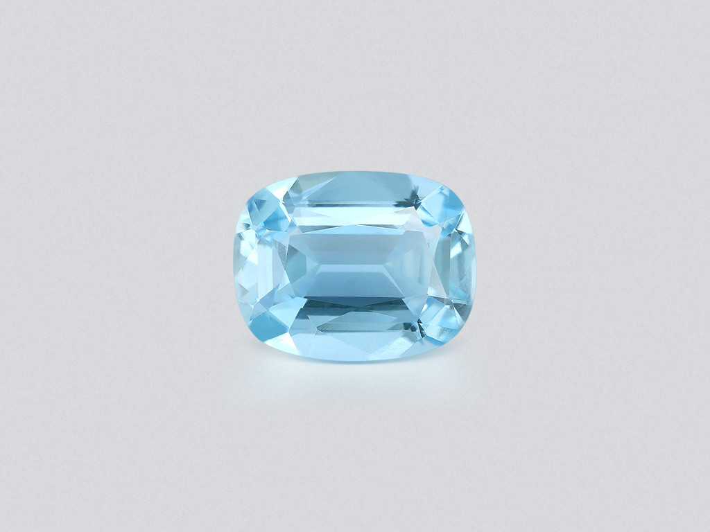 Aquamarine cushion cut 6.72 carats, Africa Image №1