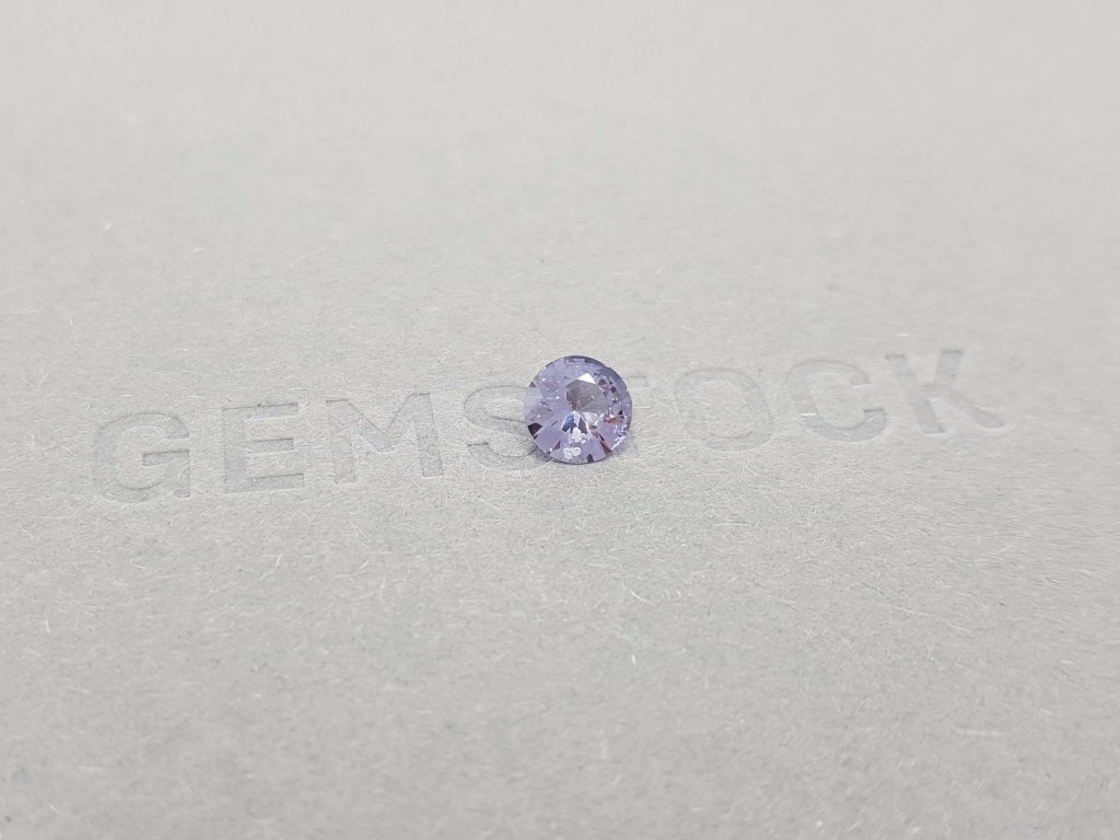 Purple spinel from Burma in round cut 0.65 ct Image №2