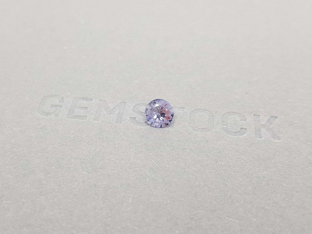 Purple spinel from Burma in round cut 0.65 ct Image №3