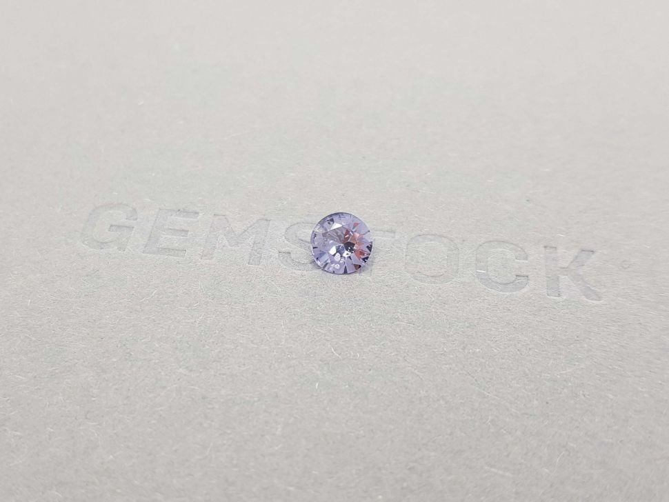 Purple spinel from Burma in round cut 0.65 ct Image №3