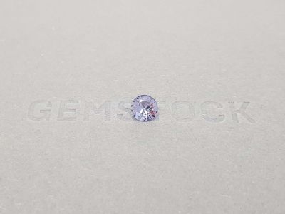 Purple spinel from Burma in round cut 0.65 ct photo