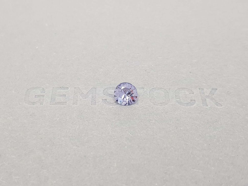 Purple spinel from Burma in round cut 0.65 ct Image №1