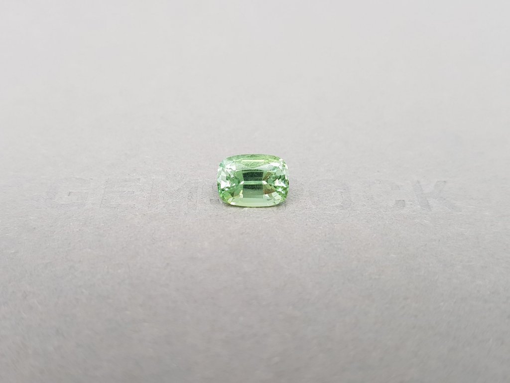Mint green cushion cut tourmaline 1.79 carats, Nigeria Image №2