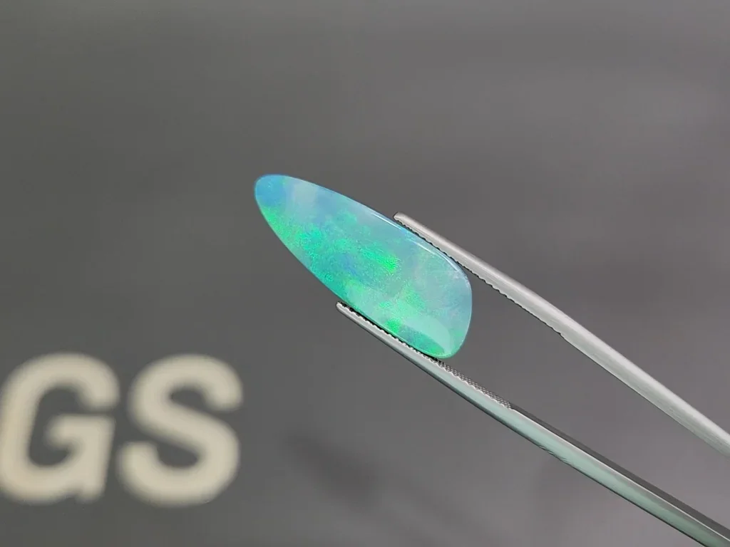 Doublet opal cabochon cut 7.11 carats, Australia Image №3