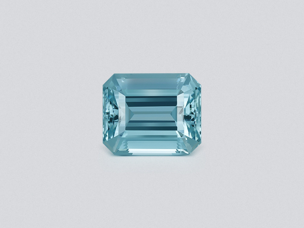 Large aquamarine octagon cut 23.68 carats, Madagascar  Image №1