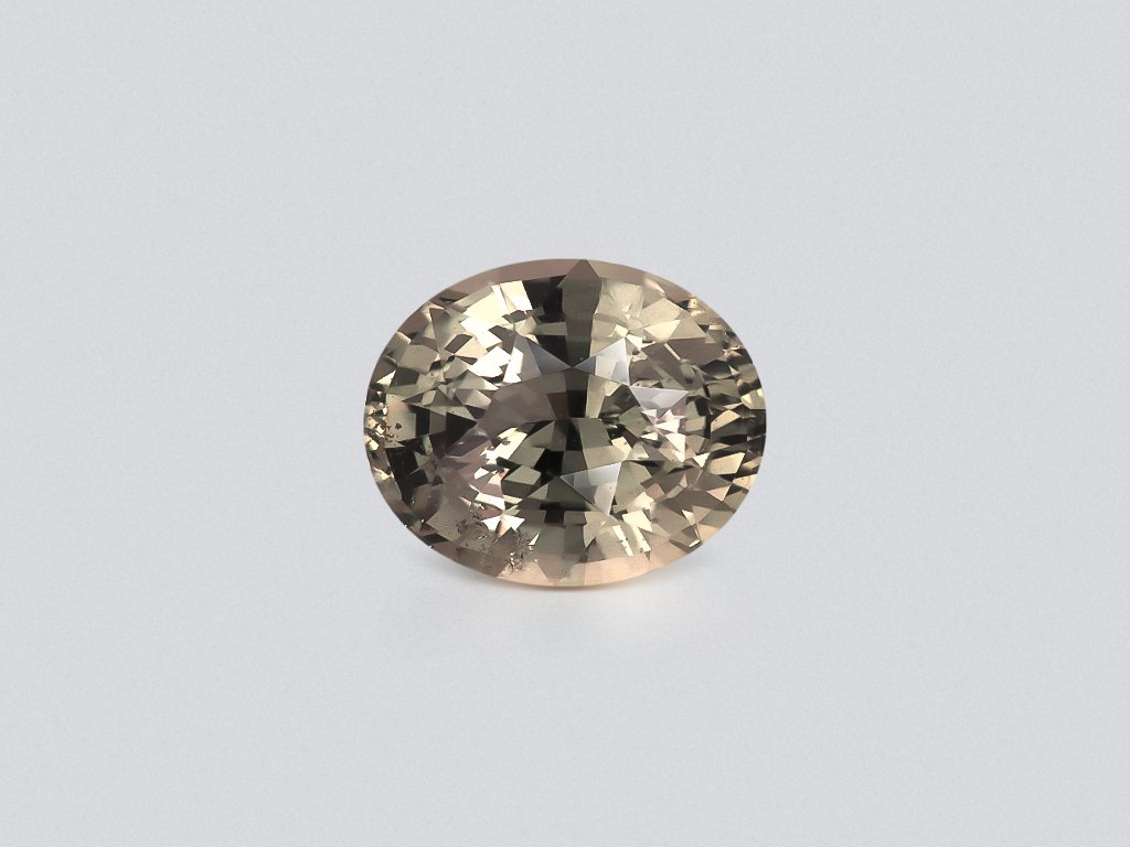 Zafiro verde de talla ovalada sin calentar de 2,28 carats, de Sri Lanka Image №1
