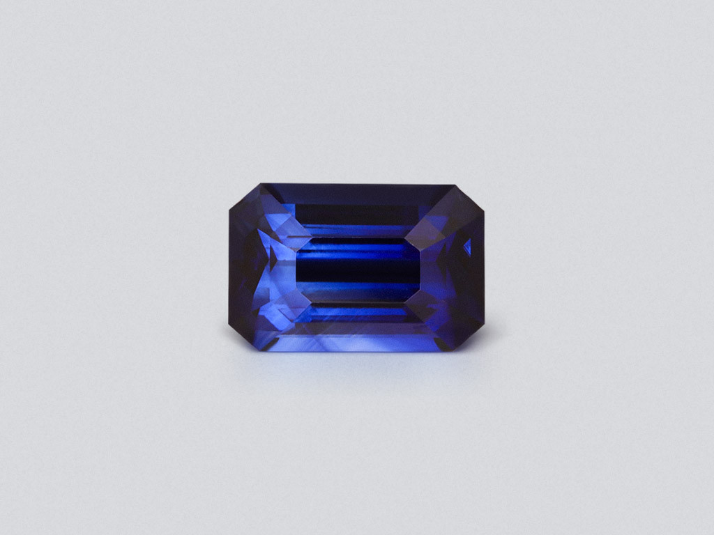 Saphir bleu royal taille octogone de 6,05 carats, Sri Lanka  Image №1