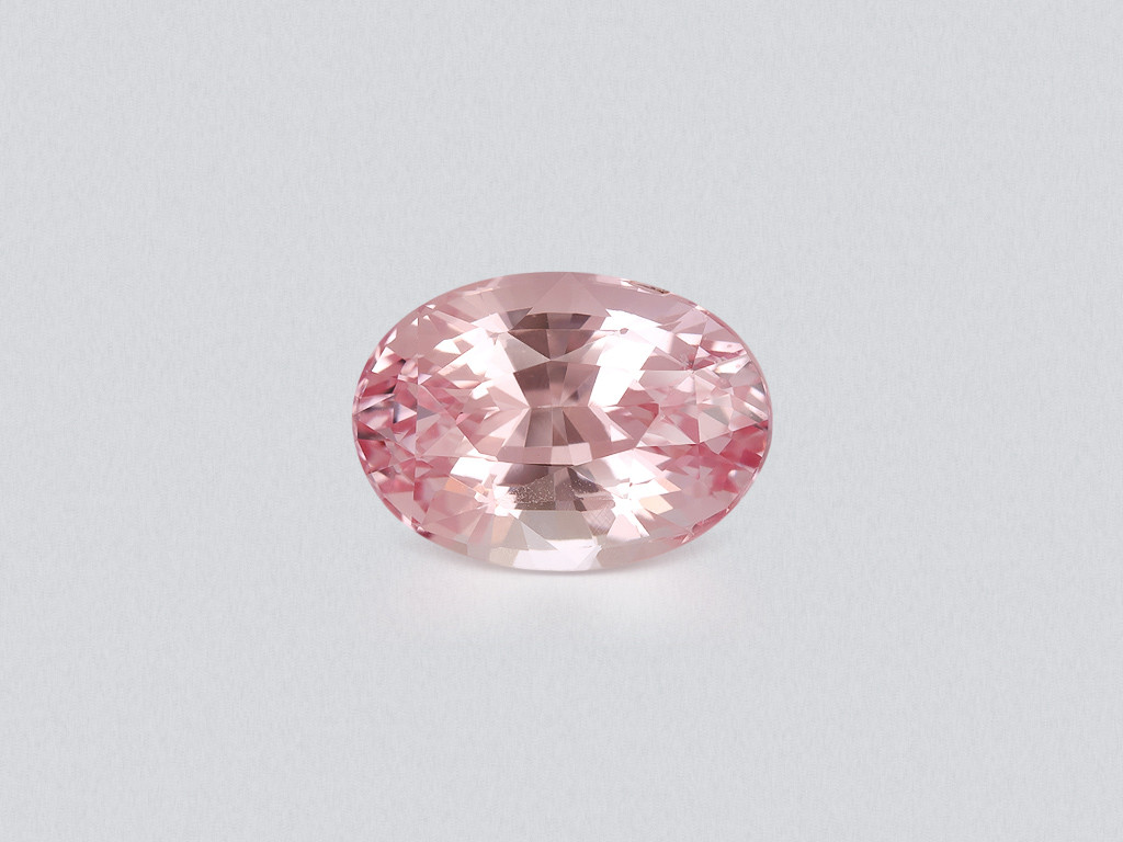 Saphir Padparadscha non chauffé 2,18 carats taille ovale, Sri Lanka  Image №1
