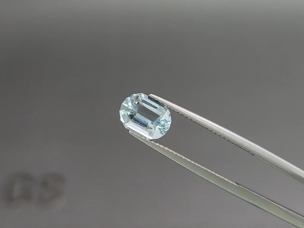 Aigue-marine taille coussin de 1,70 carat, Madagascar  Image №3