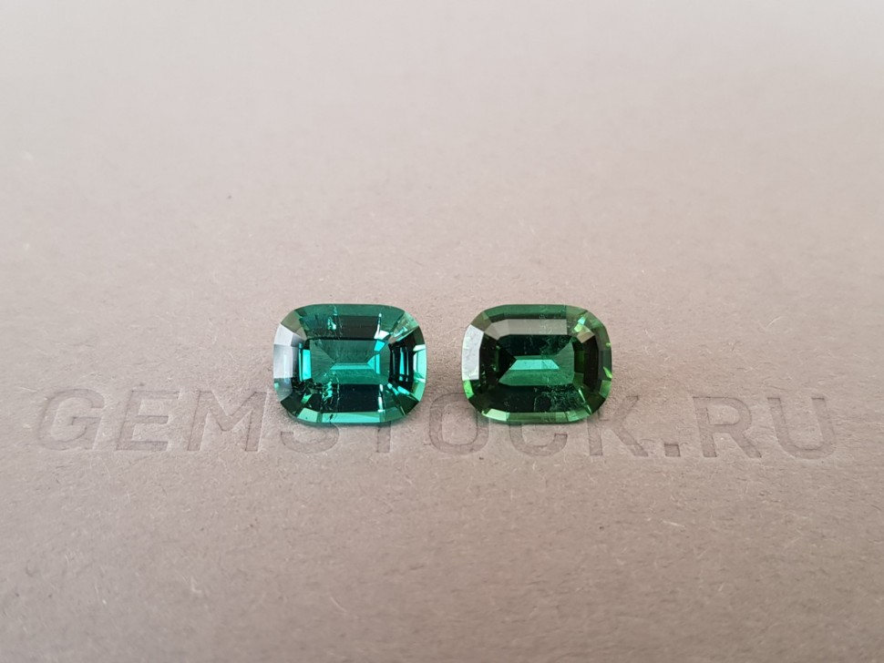 Blue and mint green tourmalines 5.01 ct, Afghanistan Image №1