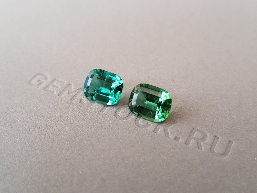 Blue and mint green tourmalines 5.01 ct, Afghanistan Image №3