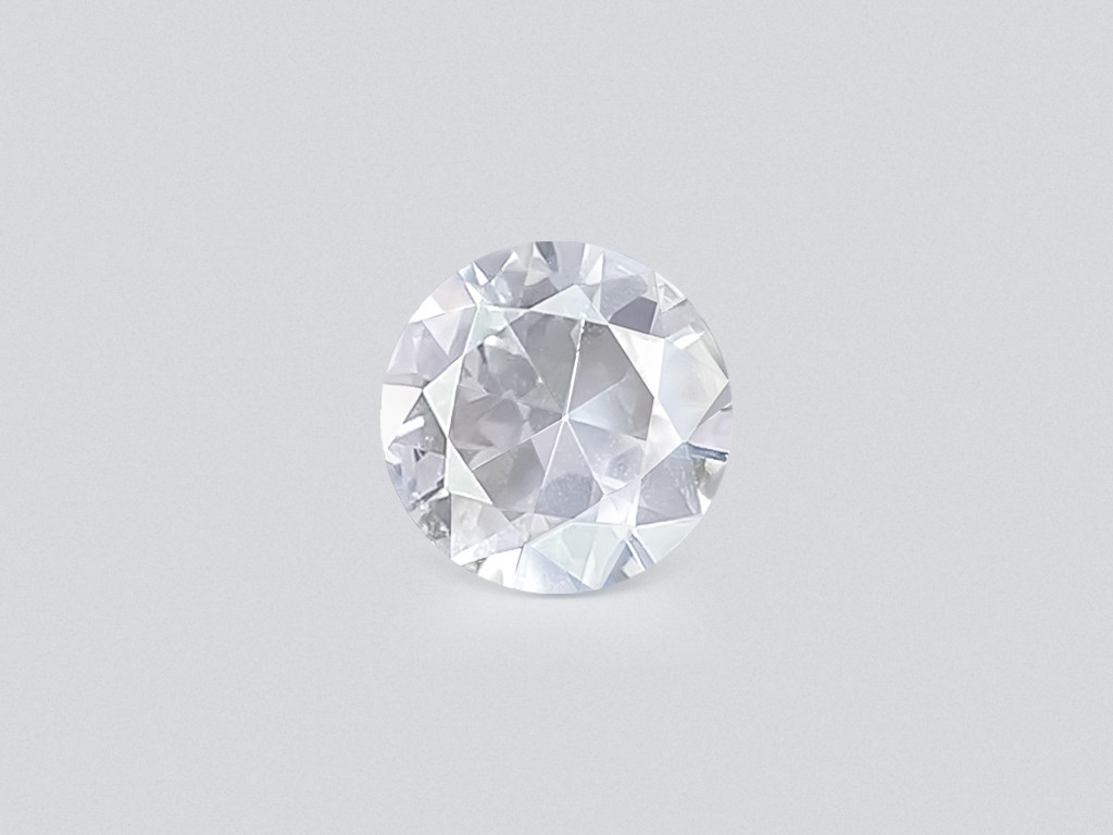 Saphir blanc de taille ronde 3,85 carats, Sri Lanka Image №1