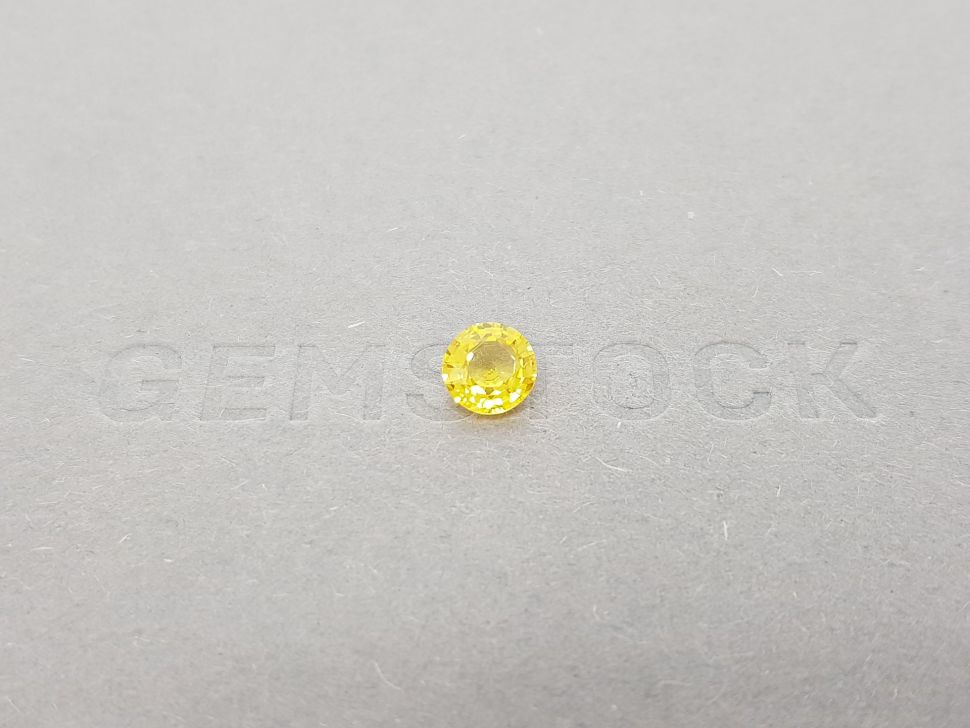 Round yellow sapphire 1.05 ct Image №1